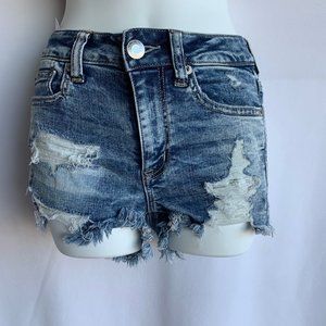 American Eagle Outfitters distressed shorts sz 00